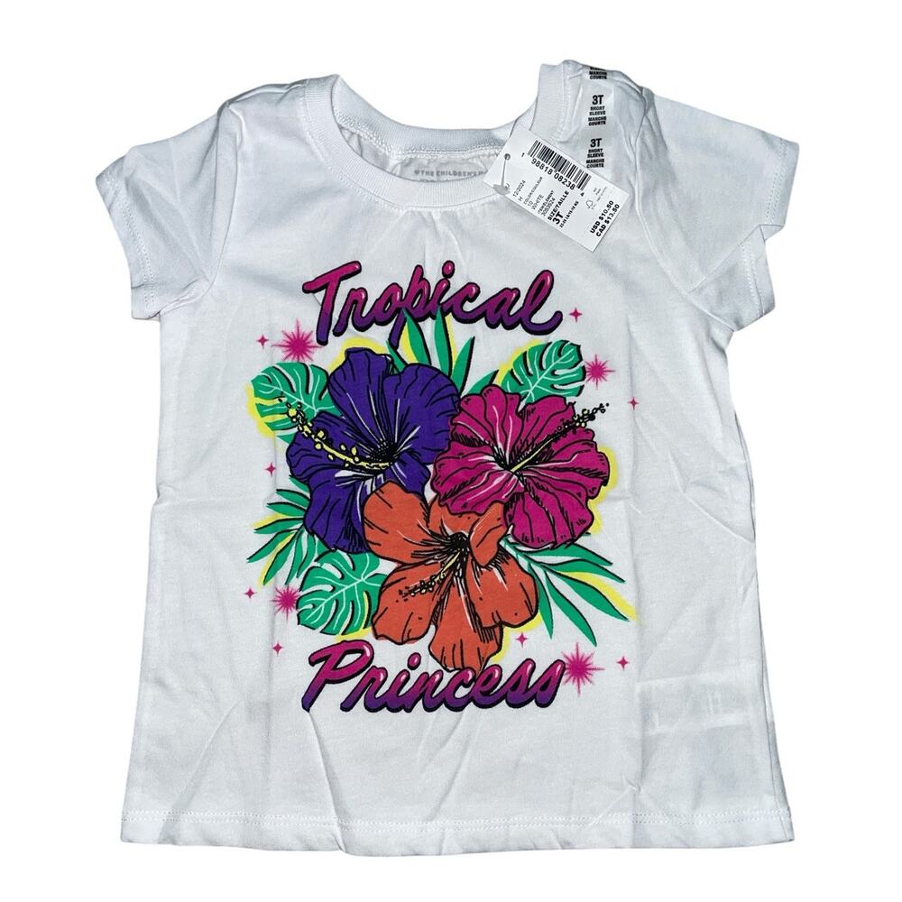 The Children's Place Tropical Princess Graphic T-Shirt 3T